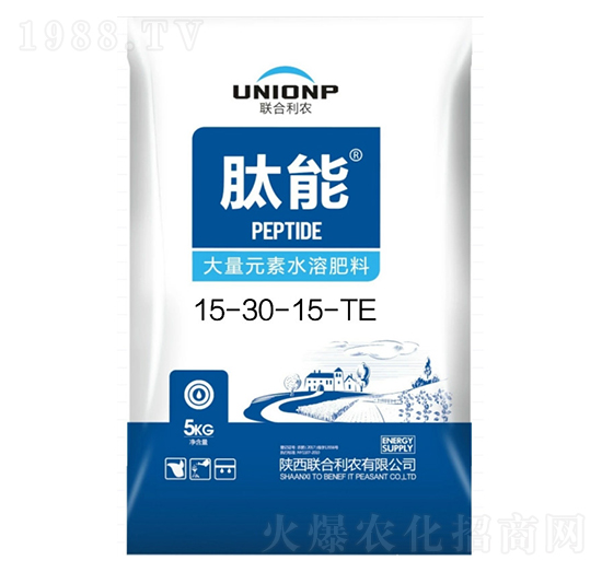大量元素水溶肥料15-30-15-TE-肽能-聯合利農