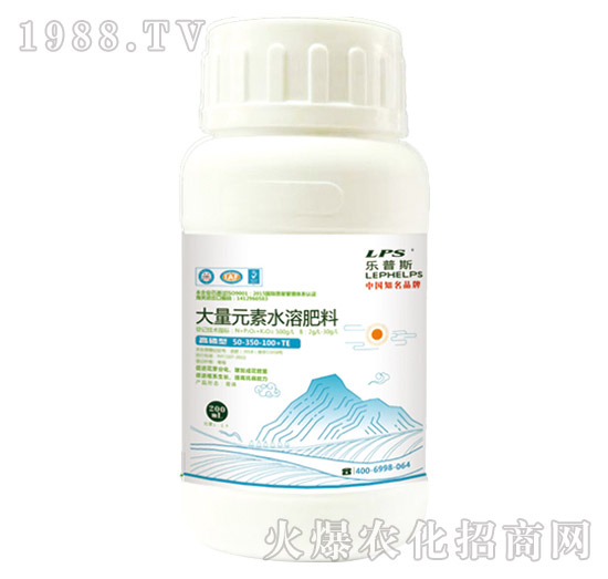200ml高磷型大量元素水溶肥料50-350-100+TE-樂普施-嘉樂肥業