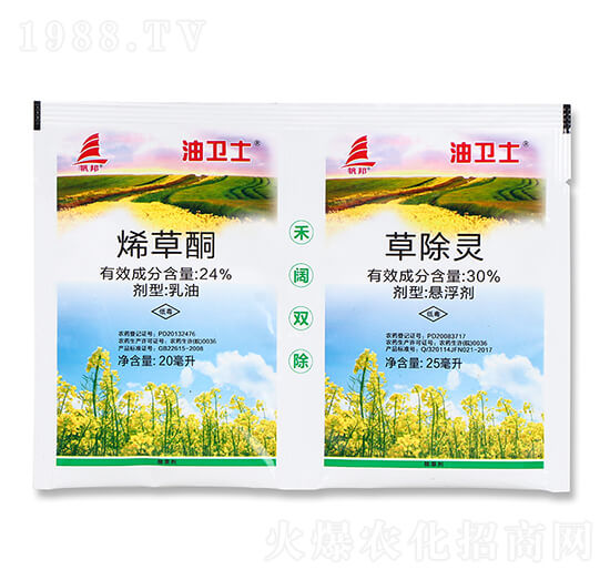 24%烯草酮+20%草除靈-油衛士-喜豐收