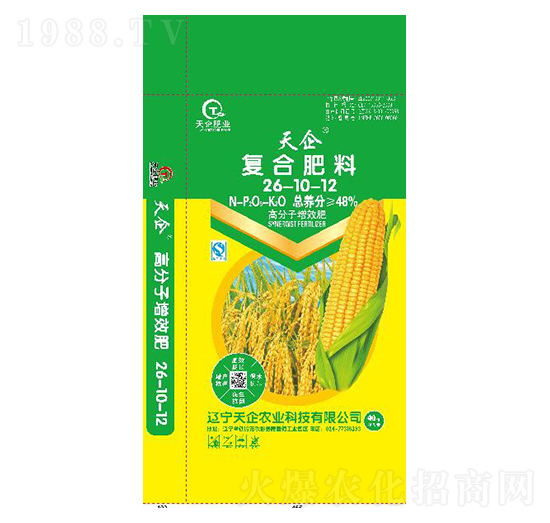 40kg復合肥料26-10-12-天企肥業