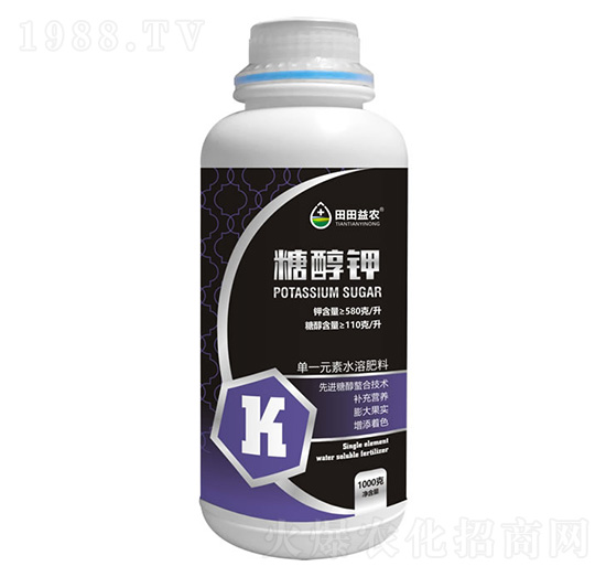 單一元素水溶肥料-糖醇鉀-田田益農