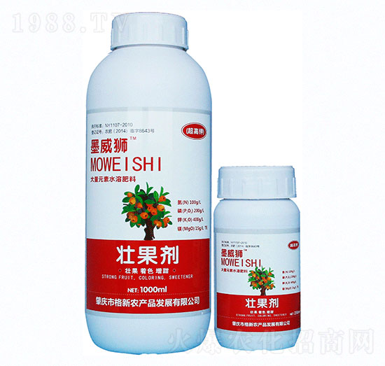 超高鉀大量元素水溶肥-墨威獅壯果劑-格新農業