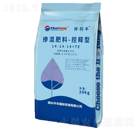 摻混肥料-控釋型14-14-14+TE-擇利豐-華農國際