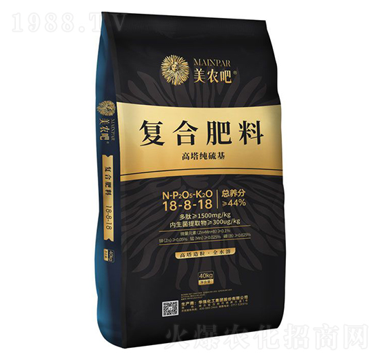 高塔純硫基復合肥料18-8-18-美農吧-華強化工集團