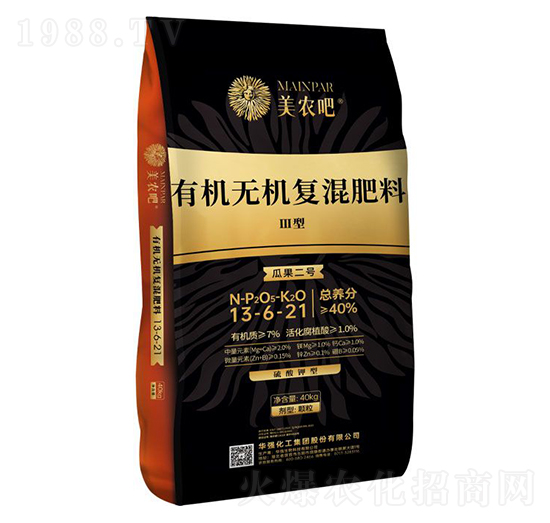 瓜果二號Ⅲ型有機無機復混肥料13-6-21-美農吧-華強化工集團