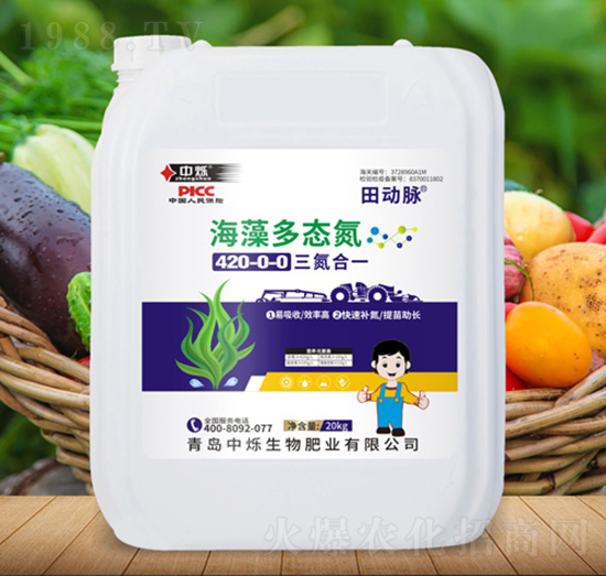 海藻多態氮-田動脈-中爍生物