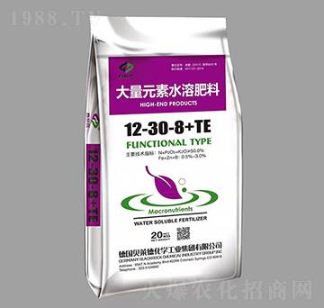 20kg大量元素水溶肥料12-30-8+TE-真知農-好又多農業