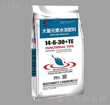 20kg大量元素水溶肥料14-6-30+TE-真知農-好又多農業