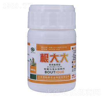營養膨果型微量元素水溶肥-根大大-思標