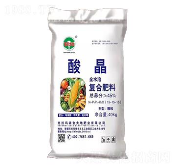 全水溶復合肥料15-15-15-酸晶-百年大地-金大地肥業